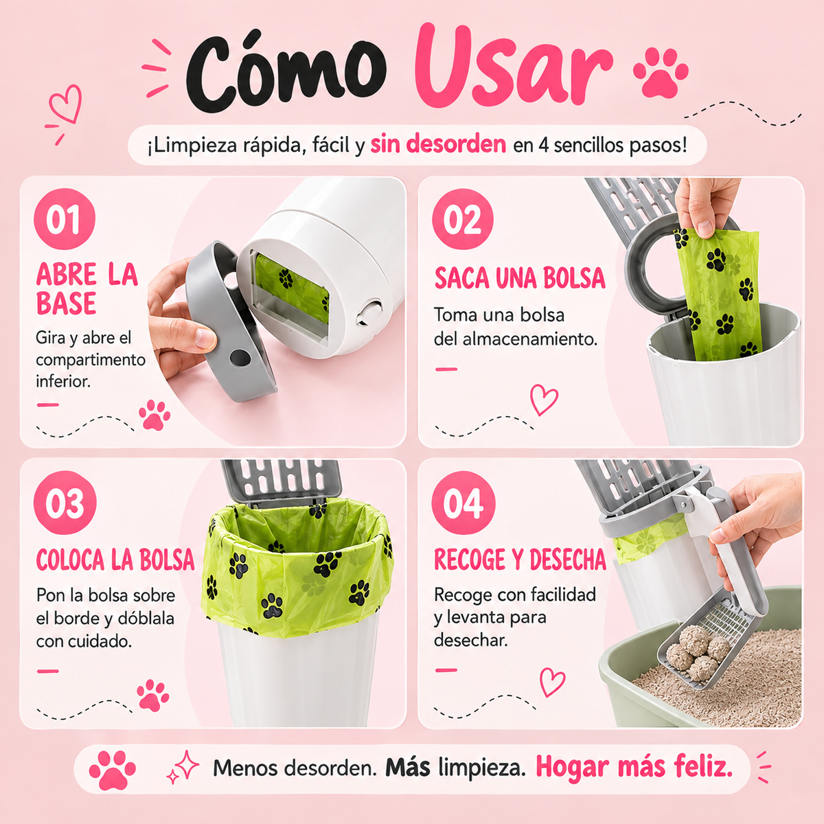 Mimo Pet ™ | La pala para arena de gato sin ensuciar